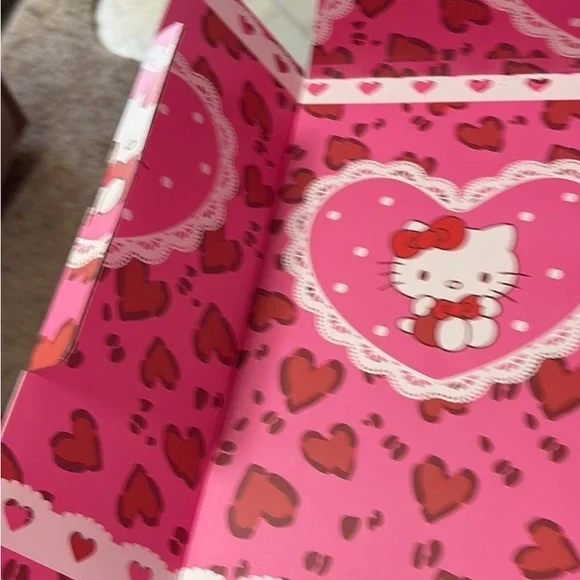 Sanrio Hello Kitty Pink Heart Travel Tumbler with Handle - Picture 4 of 5